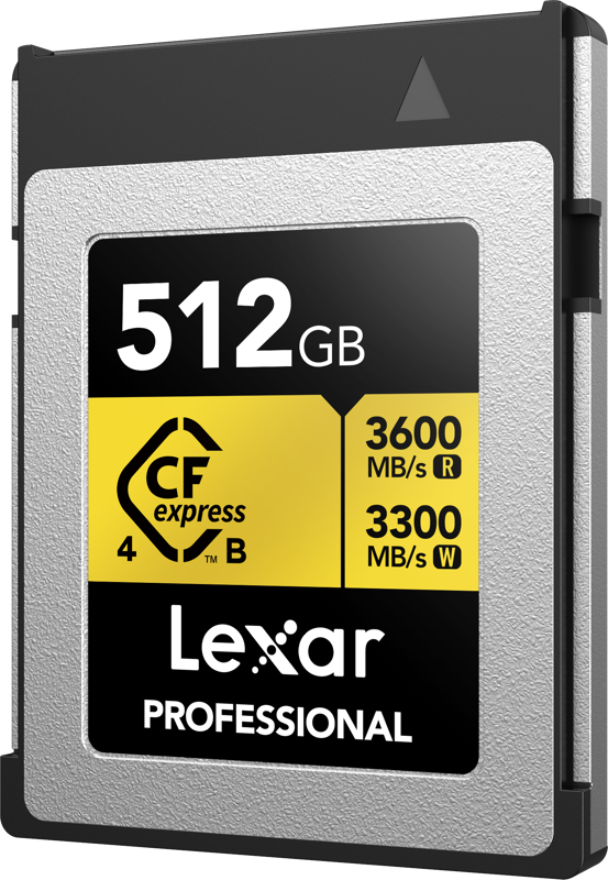 Lexar CFexpress 4.0 Pro Gold R3600/W3300 512GB -muistikortti