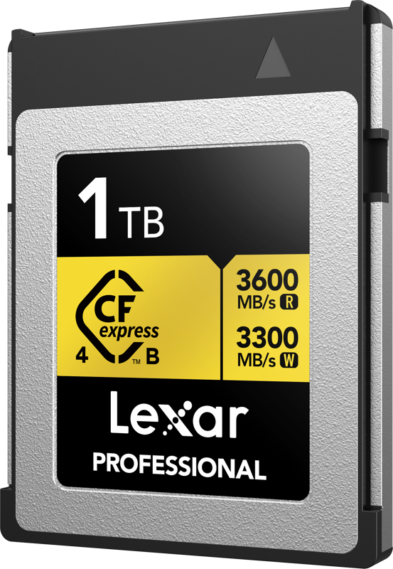 Lexar CFexpress 4.0 Pro Gold R3600/W3300 1TB memory card