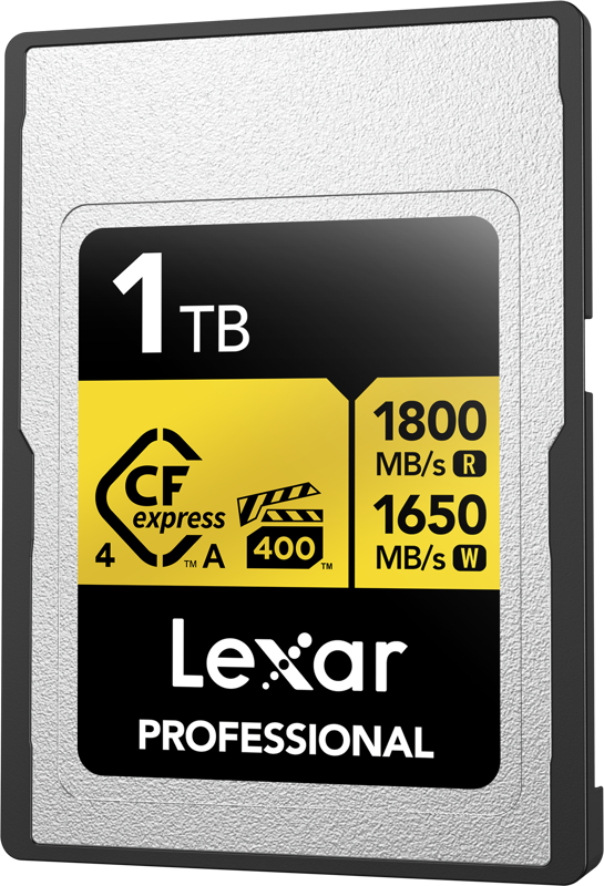 Lexar CFexpress 4.0 Pro Gold, VPG400, R1800/W1650 (Type A) 1TB -muistikortti