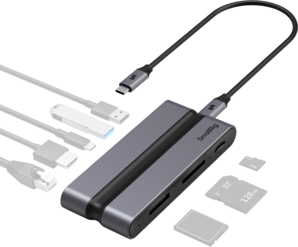 SmallRig 4663 CFexpress (Type A) Docking Station for Creators -muistikortinlukija