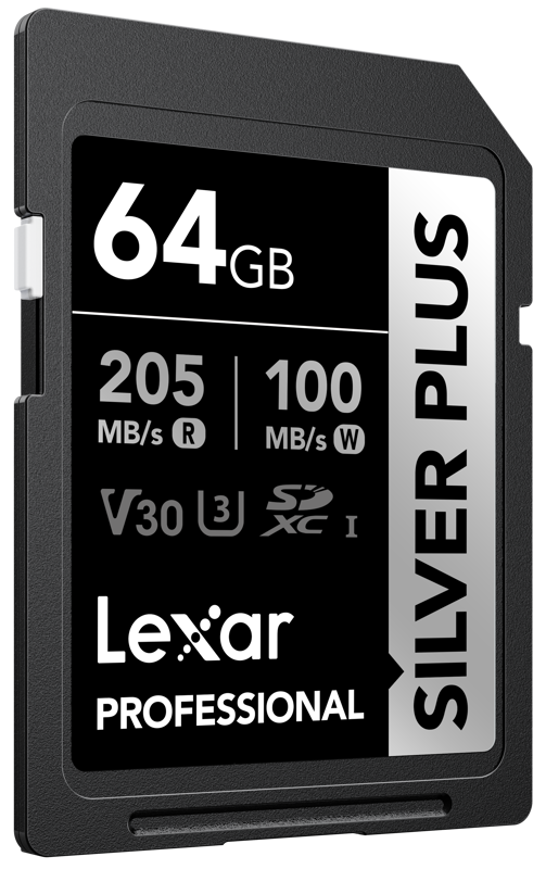 Lexar SDXC Professional SILVER Plus 1066x (V30) 64GB -muistikortti