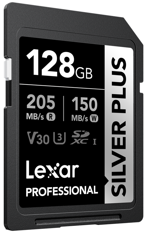 Lexar SDXC Professional SILVER Plus 1066x (V30) 128GB memory card