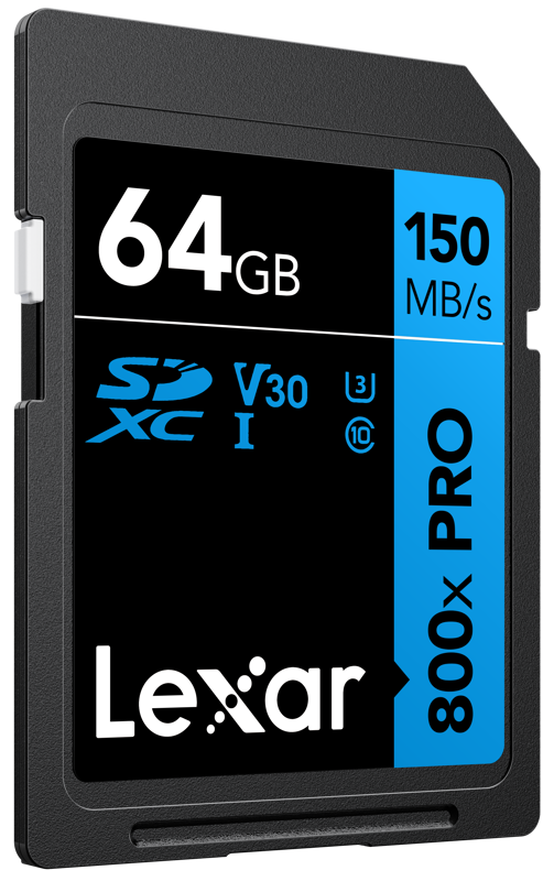 Lexar SDHC 800x Pro UHS-I card - 64GB -muistikortti