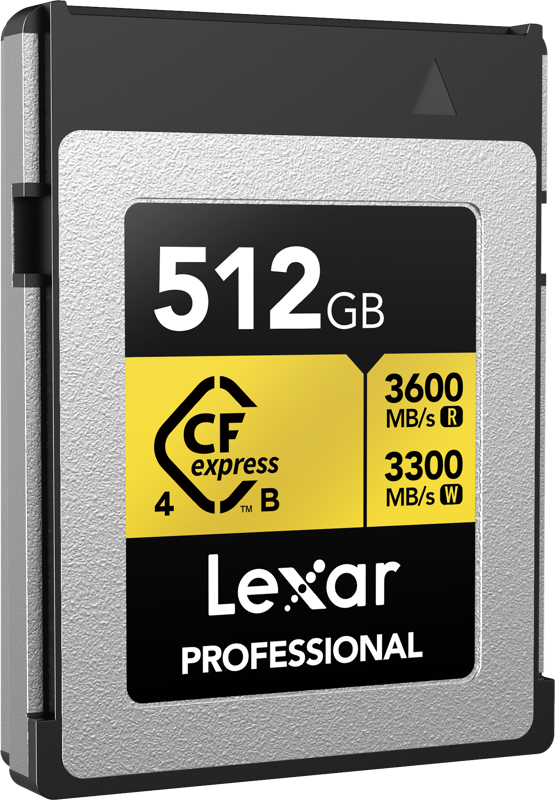 Lexar CFexpress 4.0 Pro Gold R3600/W3300 512GB -muistikortti