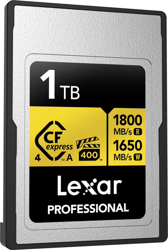 Lexar CFexpress 4.0 Pro Gold, VPG400, R1800/W1650 (Type A) 1TB -muistikortti