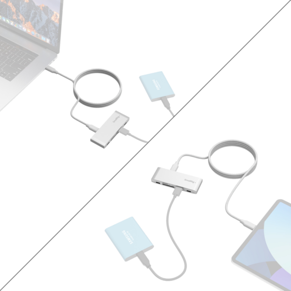 SmallRig 4746 5-in-1 Memory Card Reader for Travel Photography -muistikortinlukija