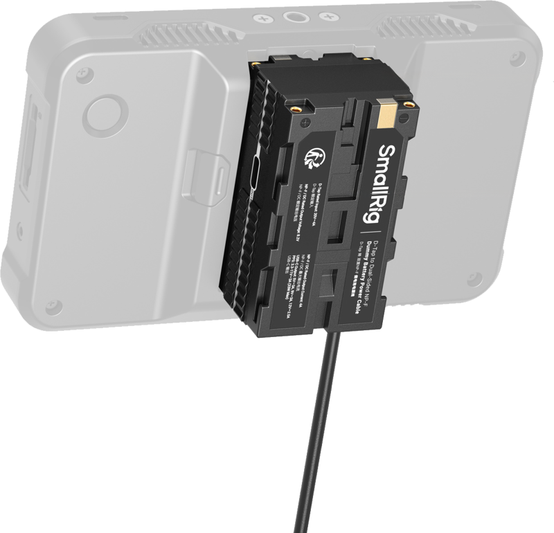 800q-03_131049 SmallRig 4884 D-Tap to Dual-Sided NP-F Dummy Battery Power Cable