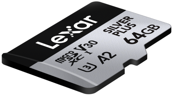 Lexar microSDXC Silver Plus 1066x 64GB memory card