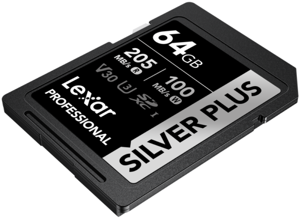 Lexar SDXC Professional SILVER Plus 1066x (V30) 64GB -muistikortti