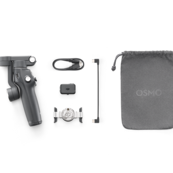 1080x1080_Osmo Mobile 7P in the box-2 DJI Osmo Mobile 7P -gimbaali kännykälle