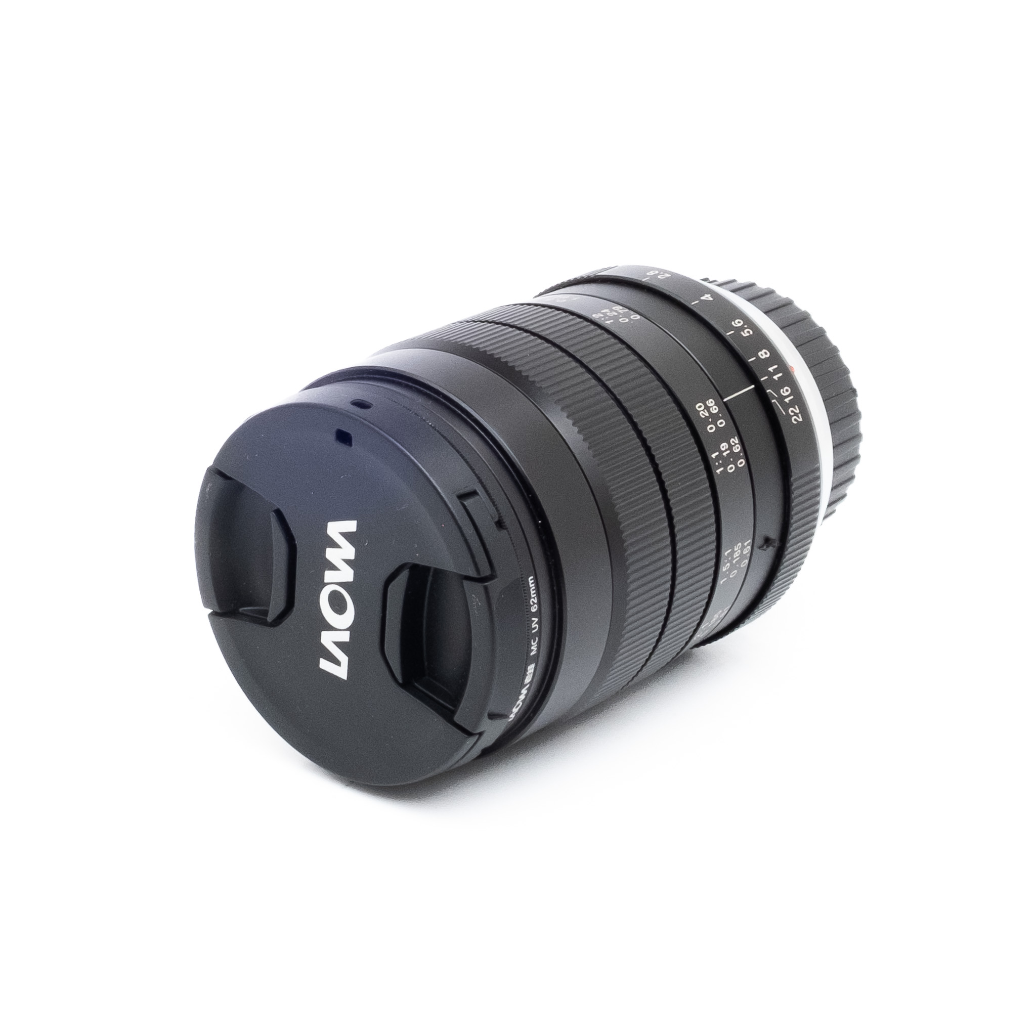 Laowa 65mm f2 -3 Laowa 60mm f/2.8 2x Macro Nikon F (Kunto K5) - Käytetty