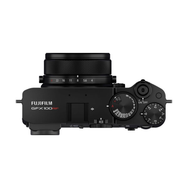 Fujifilm GFX 100RF -kompaktikamera, musta