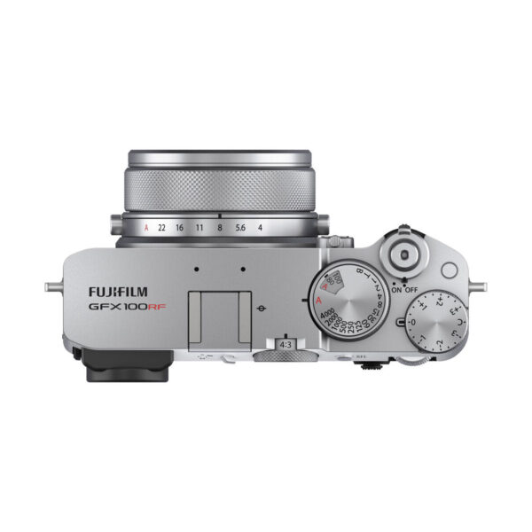 Fujifilm GFX 100RF compact camera, silver