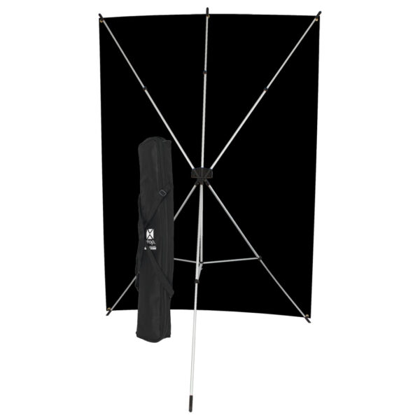Westcott X Drop Wrinkle-Resistant Backdrop Kit - Black (1,5 x 2,1 m)