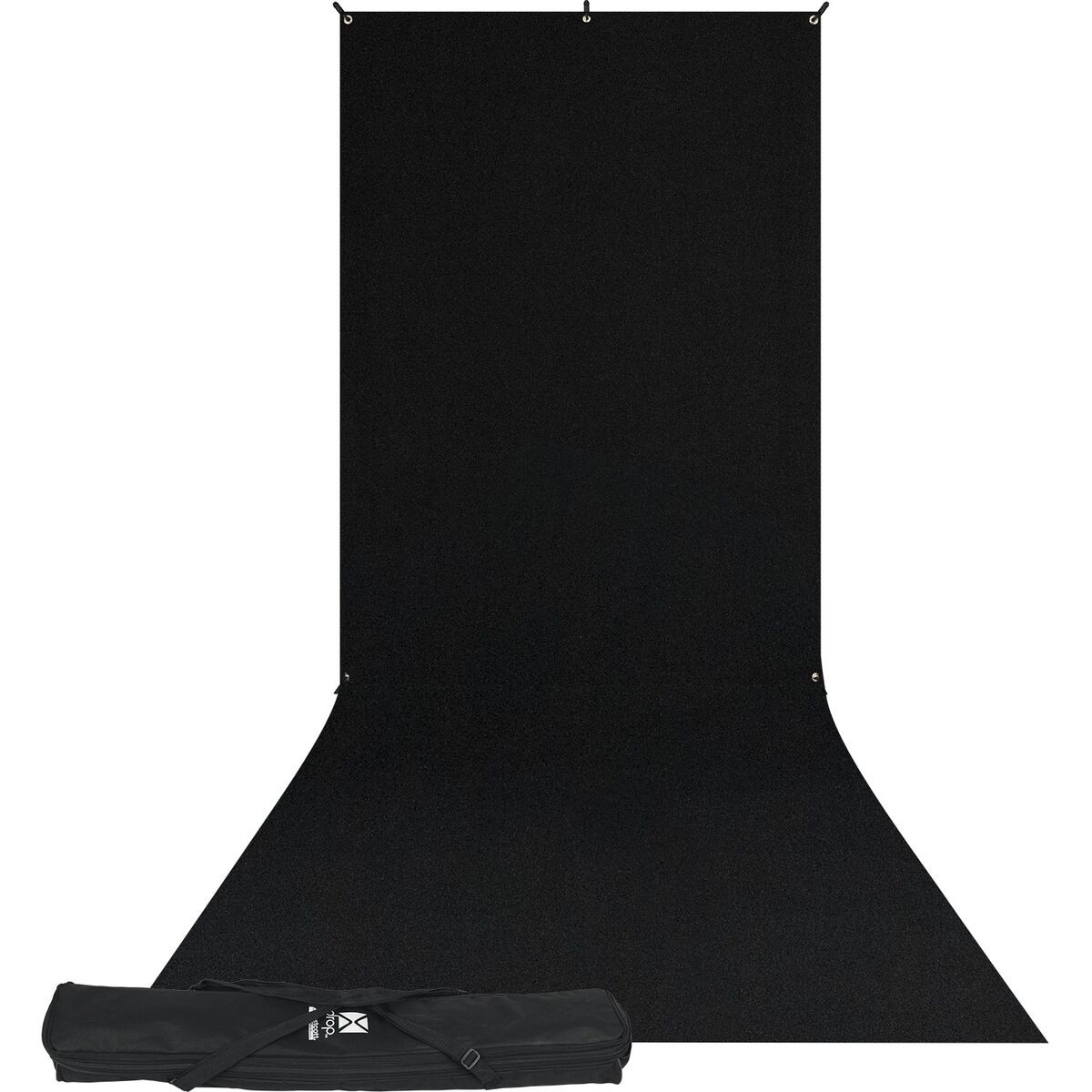 Westcott X Drop Wrinkle Resistant Backdrop Kit Rich Black Sweep (1.5m x 3.7m).
