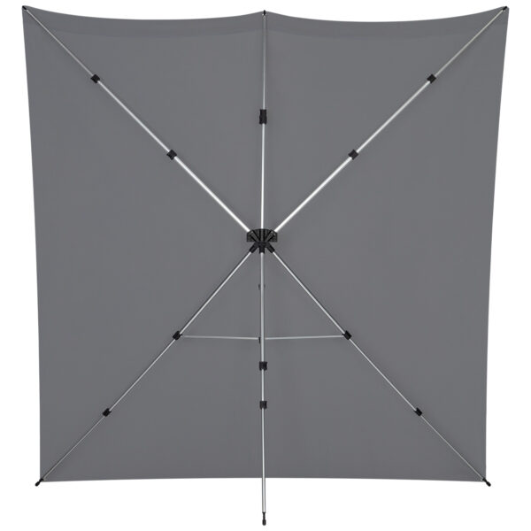Westcott X Drop Pro Wrinkle-Resistant Backdrop Kit - Neutral Grey (2,4 x 2,4 m)