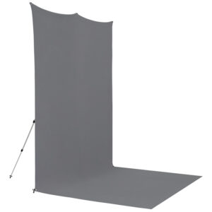 Westcott X Drop Pro Wrinkle-Resistant Backdrop Kit - Neutral Grey Sweep (2,4 x 4 m)