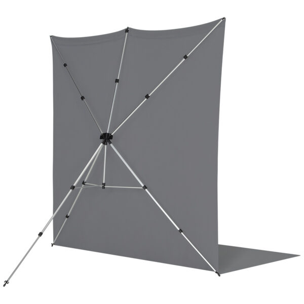 Westcott X Drop Pro Wrinkle-Resistant Backdrop Kit - Neutral Grey Sweep (2,4 x 4 m)