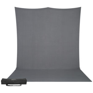 Westcott X Drop Pro Wrinkle-Resistant Backdrop Kit - Neutral Grey Sweep (2,4 x 4 m)