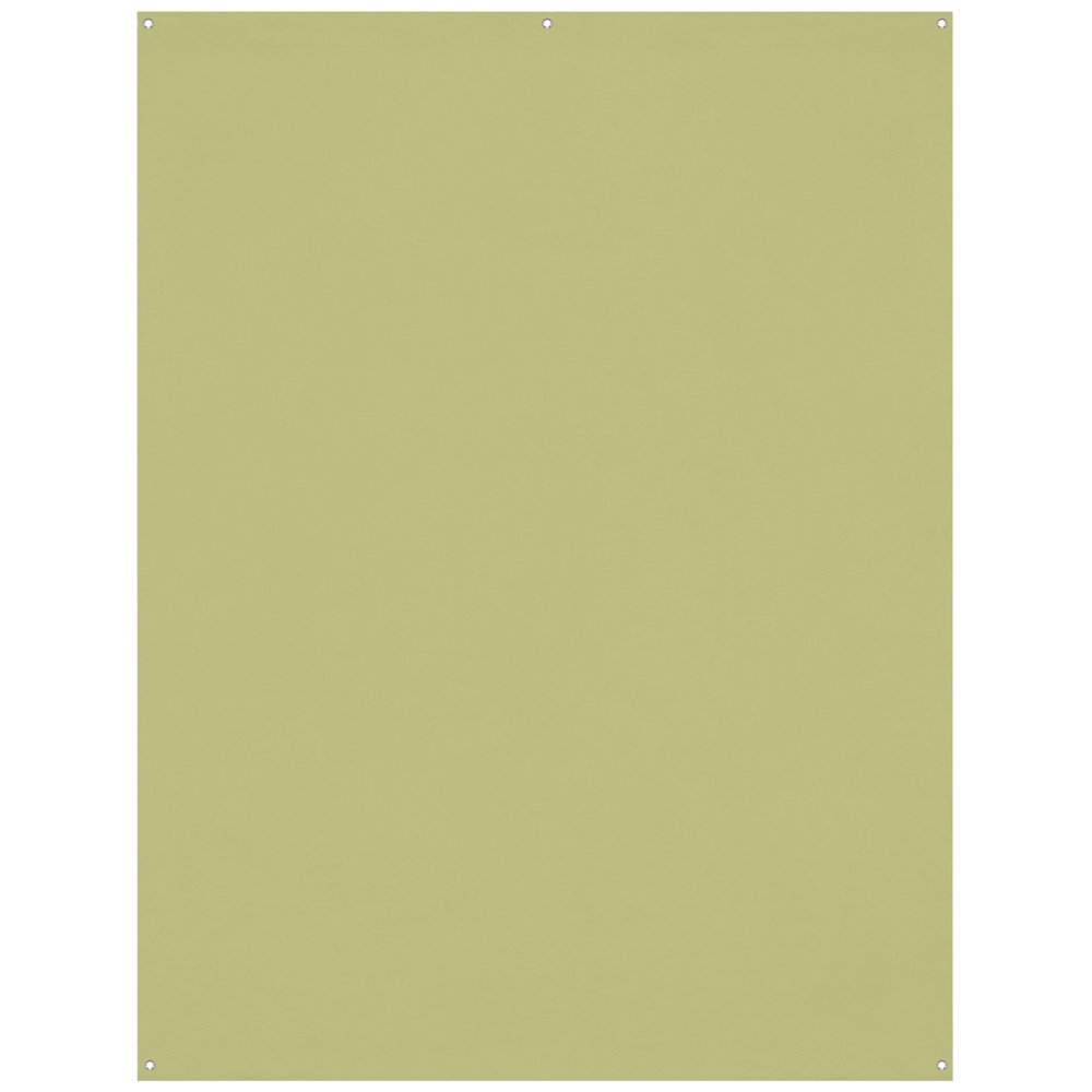 Westcott X Drop Wrinkle-Resistant Backdrop Moss Green (1.5 x 2.1 m) is a large, smooth, rectangular panel with small metal grommets in each corner and one in the middle at the top.