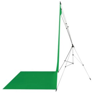 Westcott X Drop Wrinkle Resistant Backdrop Kit - Green Screen Sweep (1.5m x 3.7m)