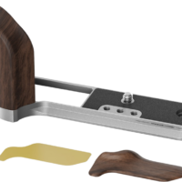 SmallRig 5265 L-Shape Mount Plate with Wooden Handle for FUJIFILM GFX100RF Silver