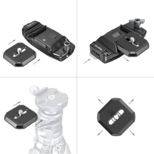 SmallRig 5053 Camera Clip Kit –kamerakiinnitysklipsi ja pikakiinnityslevy