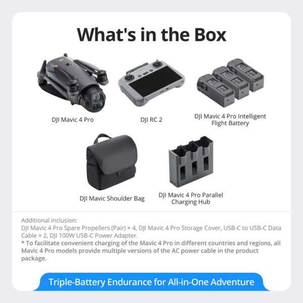 DJI Mavic 4 Pro Fly More Combo (DJI RC 2) -drone