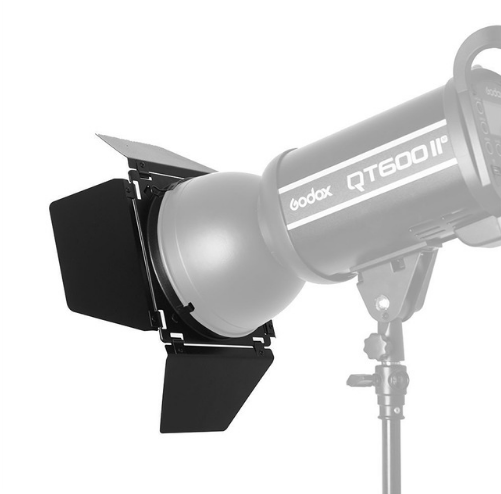 Godox BD-04 Barndoor Kit with colour gels