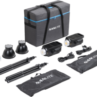 Nanlite FS-300B Bi-Colour 2 light kit with stand