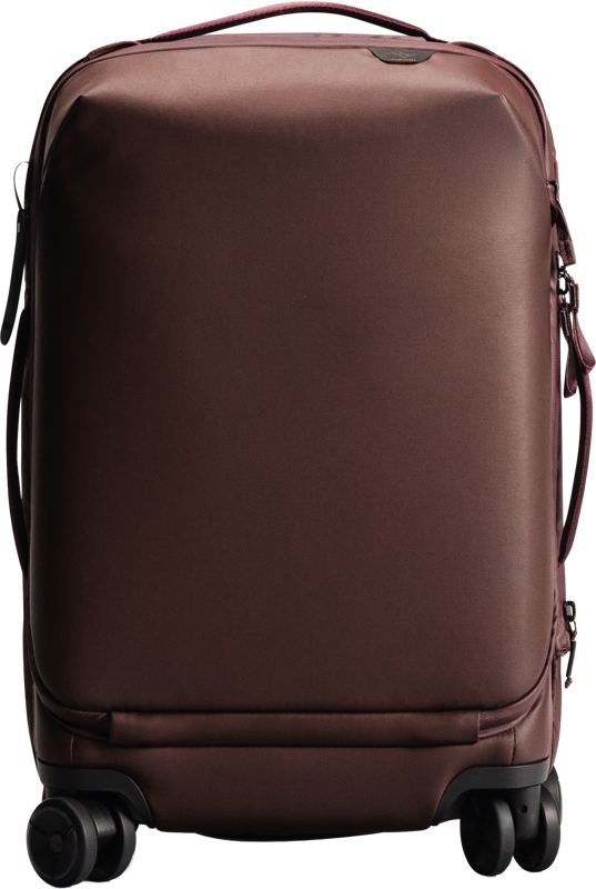 Peak Design Roller Pro Carry-On + Camera Cube V2 X-large, punainen