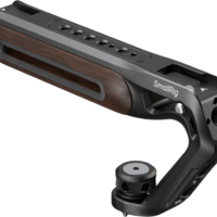 800q-02_133693 SmallRig 5252 Wooden Top Handle with 1/4''-20 and ARRI 3/8''-16 Locating Screw