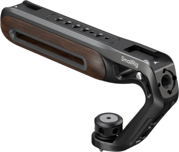 800q-02_133693 SmallRig 5252 Wooden Top Handle with 1/4''-20 and ARRI 3/8''-16 Locating Screw