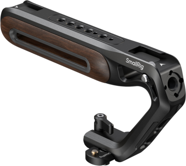 SmallRig 5251 Wooden Top Handle with NATO Clamp