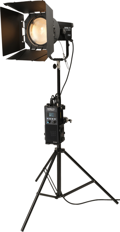 Nanlite Forza 500B II Bicolor & Nanlite FL-20G Kit in trolly case