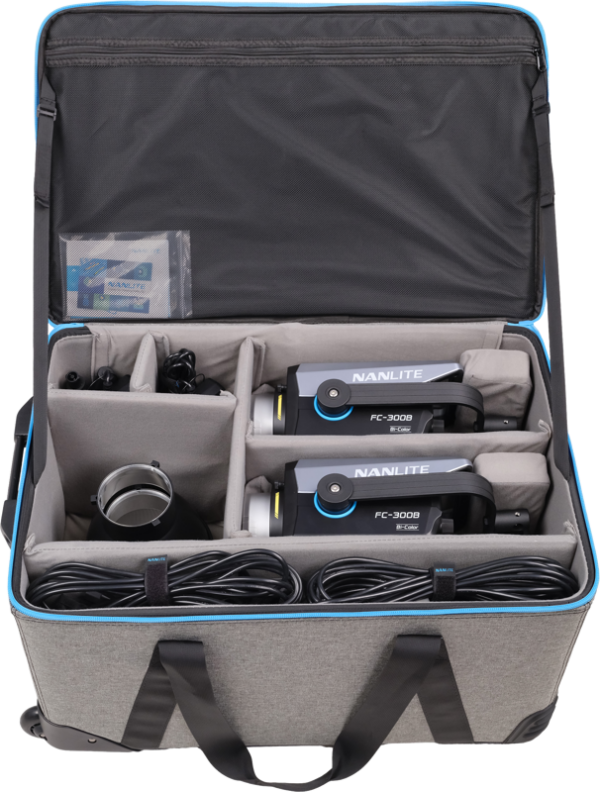 Nanlite FC-300B 2-Light Trolley Case Kit