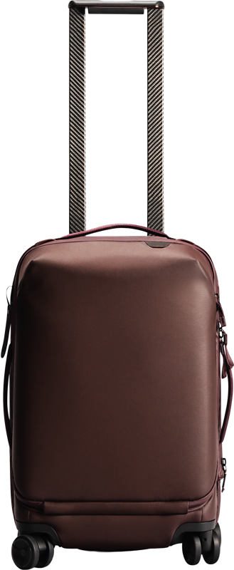 Peak Design Roller Pro Carry-On + Camera Cube V2 X-large, punainen