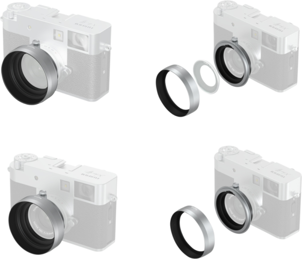 SmallRig 5393 Lens Hood for Fujifilm X half (Silver)