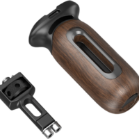 SmallRig 5238 Wooden Side Handle with 1/4"-20 & 3/8''-16 ARRI Locating Screws
