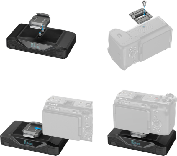 SmallRig 5248 CB75 Camera Base Battery Kit