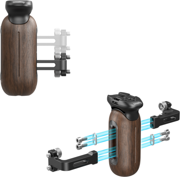 800q-05_133557 SmallRig 5237 Wooden Side Handle with 1/4"-20 Screw