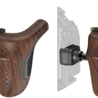 800q-05_133656 SmallRig 5161 ImageGrip Series Wooden Handle with NATO Clamp (Left Side)