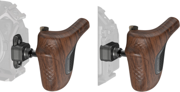 800q-05_133656 SmallRig 5161 ImageGrip Series Wooden Handle with NATO Clamp (Left Side)