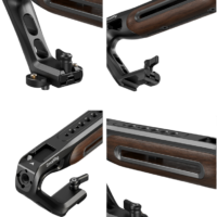 SmallRig 5251 Wooden Top Handle with NATO Clamp