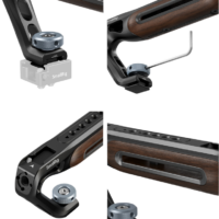 800q-05_133695 SmallRig 5250 Wooden Top Handle with Cold Shoe Mount