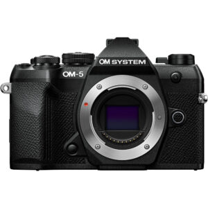OM System OM-5 Mark II black (1) OM SYSTEM OM-5 Mark II -järjestelmäkamera, musta - 200 € Cashback