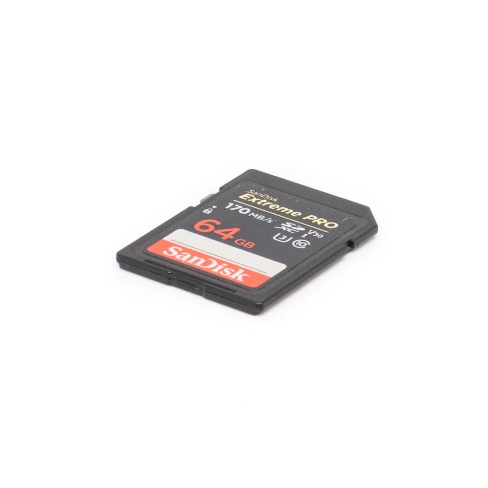 SandDisk 64Gb 170-1 Sandisk Extreme Pro 64GB 170MB/s - Käytetty