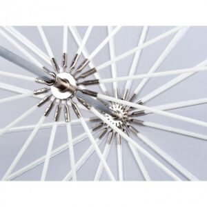 Westcott 220 cm White / Black Parabolic