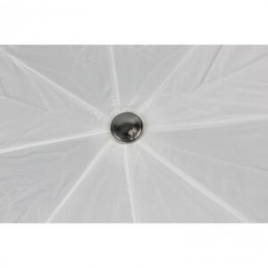 1462364345_066 Westcott 109 cm Optical White Satin Collapsible Umbrella