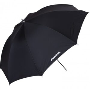 Westcott 114cm Optical White Satin Umbrella with Removable Black Cover